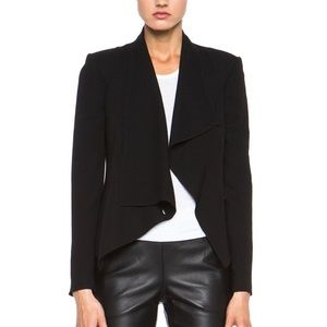 Helmut Lang Draped Asymmetrical Blazer